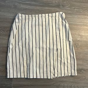 Madewell striped skirt